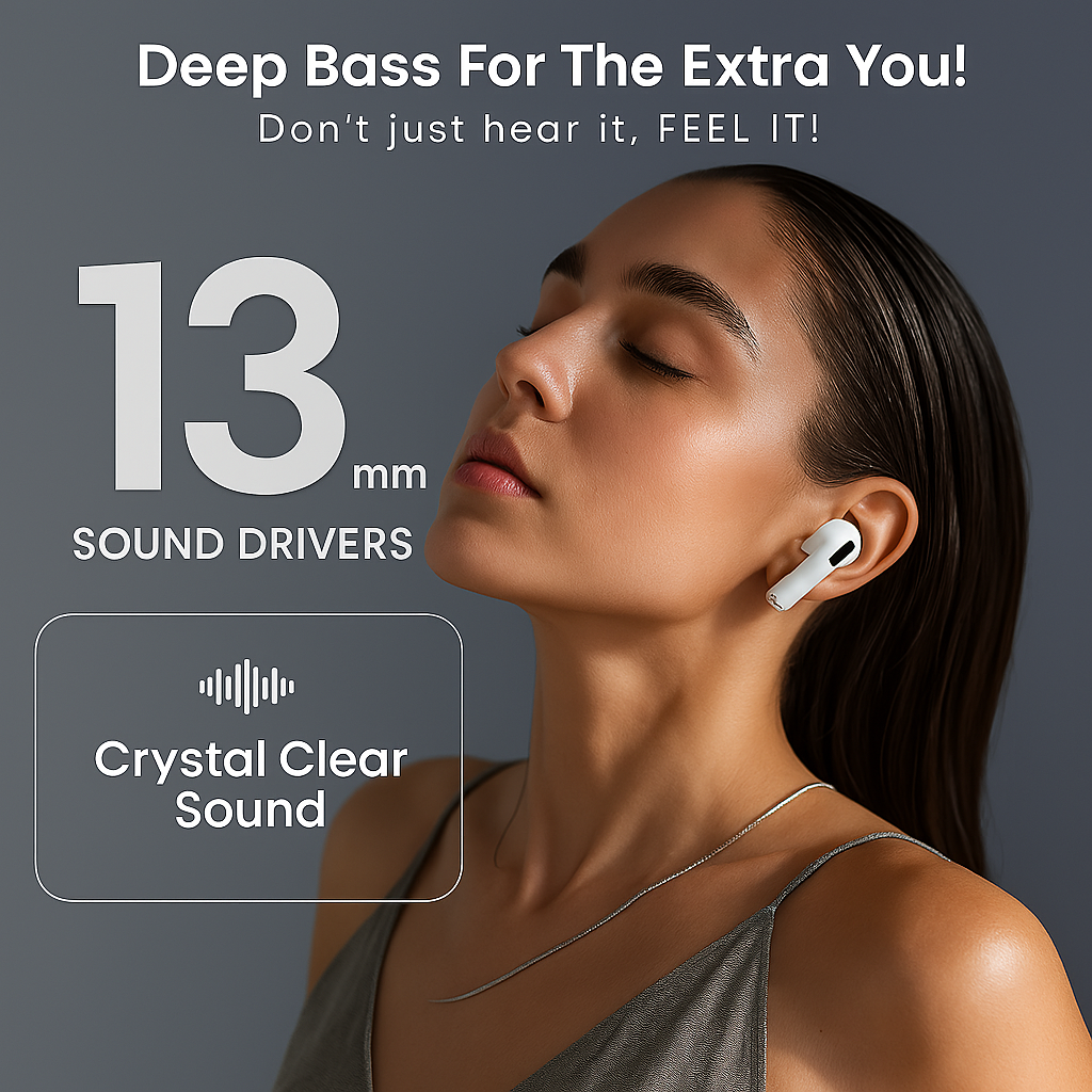 Ecoteck Touch Display Earbuds – Smarter Sound, Sleeker Style